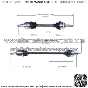 Pair Set of 2 Front CV Axle Shafts For Toyota Corola Manual FWD 5 Speed (For: Toyota)