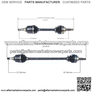 Front CV Axle Shaft Kit for 1990-1992 Toyota Corolla Base (For: Toyota)