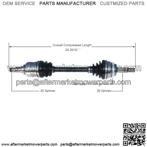 Front Driver Left CV Axle Shaft TO-8158 (For: Toyota)