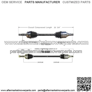 CV Axle Shaft Front Left Front Right Set Of 2 For Toyota 2006-2017 (For: Toyota)