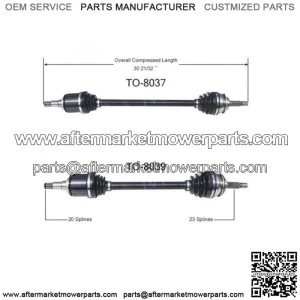 CV Axle Shaft For 1983-1988 Toyota Tercel Front Left Front Right 2pcs (For: Toyota)