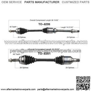 CV Axle Shaft For Toyota Camry 2014 2013 2012 (For: Toyota)