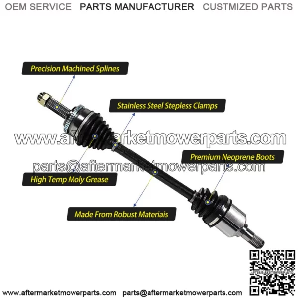 Front Pair CV Axle Shaft for Toyota Matrix XRS Wagon Manual Trans FWD 03-06 (For: Toyota) - Image 2