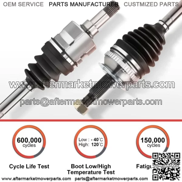Front Left & Right CV Axle Shaft Assembly for Toyota Prius C 2012-2019 1.5L (For: Toyota) - Image 4