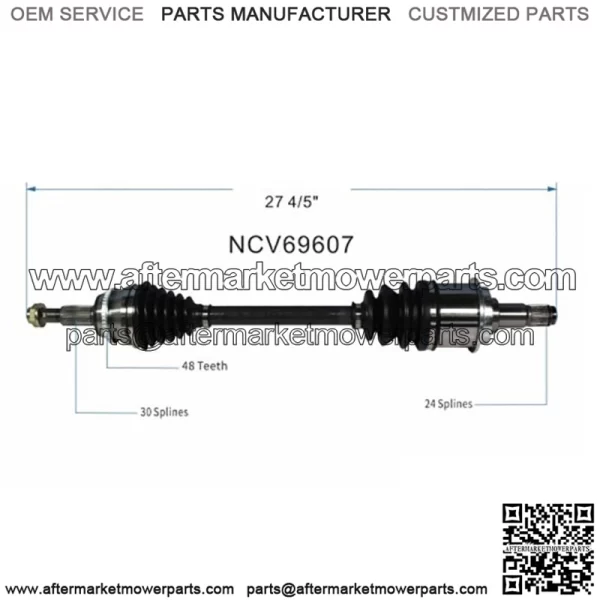 OE Front CV Axle CV Joint Shaft Assembly for Toyota Sienna Van 3.5L FWD 2004-10 (For: Toyota) - Image 4