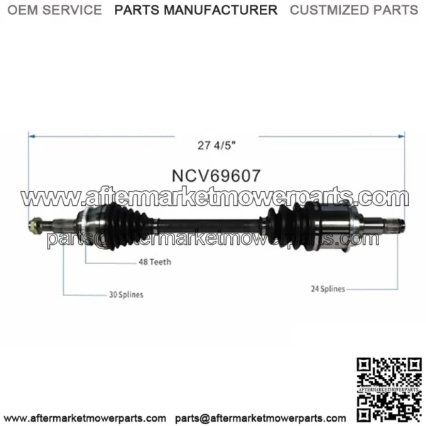 OE Front CV Axle CV Joint Shaft Assembly for Toyota Sienna Van 3.5L FWD 2004-10 (For: Toyota) - Image 5