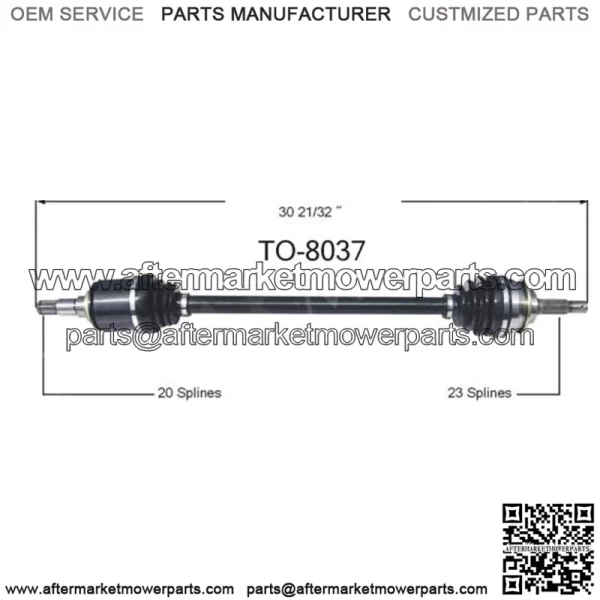 Front CV Joint Boot Axle Shafts Assembly Set of 2 For Toyota Tercel_LS (For: Toyota) - Image 4
