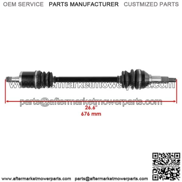 Front Right And Left CV Joint Axles for Can-Am Commander 1000 4X4 2011-2012 - Image 2