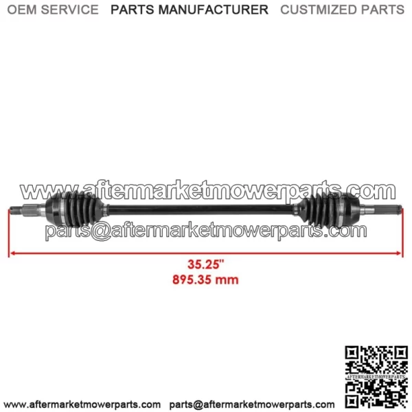 Front Left CV Joint Axle For Can-Am Maverick X3 Turbo R XRS 2018 - Image 2