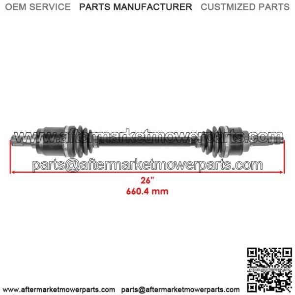 Rear Left CV Joint Axle fits Honda MUV700 Big Red 700 4X4 2009 2010 2011 - 2013 - Image 2