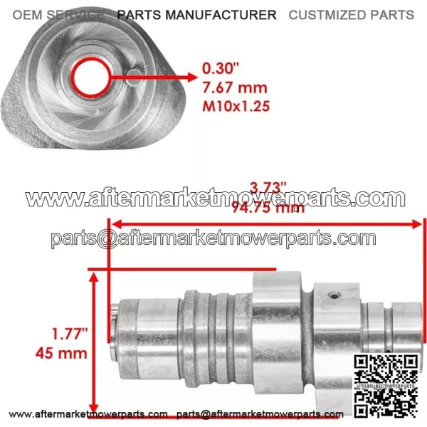for Kawasaki Bayou 300 KLF300 B C 89-05 Camshaft w/Bearing 12044-1339 12044-1224 - Image 2