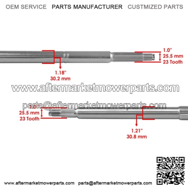 Rear Axle Shaft For Polaris Xpedition 325 425 2000-01 / Magnum 500 99-01 5131862 - Image 3