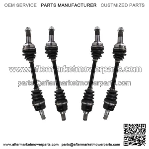 Front and Rear CV Axle Shafts Set of 4 for Yamaha YFM700 Grizzly FI 4x4 Auto (For: Yamaha)