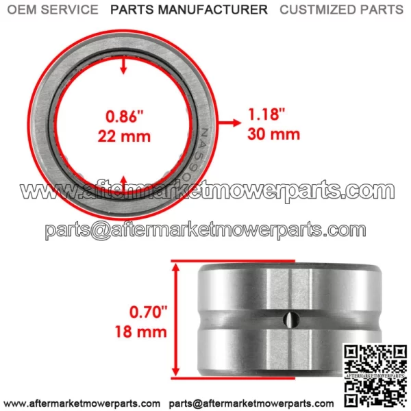Rear Differential Bearing Seal Kit for Yamaha Rhino 700 YXR700F 4X4 FI 2008-2013 (For: 2006 Yamaha Rhino 660) - Image 3