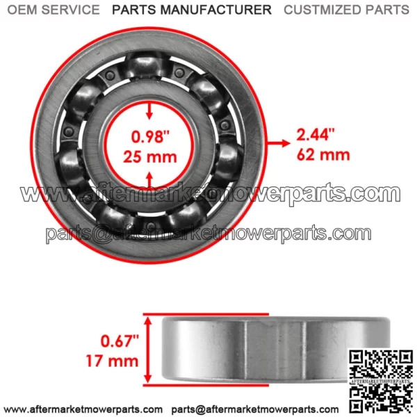 Rear Differential Bearing Seal Kit for Yamaha Rhino 700 YXR700F 4X4 FI 2008-2013 (For: 2006 Yamaha Rhino 660) - Image 4