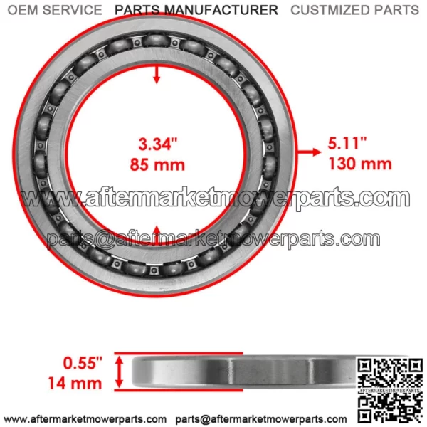 Rear Differential Bearing Seal Kit for Yamaha Rhino 700 YXR700F 4X4 FI 2008-2013 (For: 2006 Yamaha Rhino 660) - Image 5
