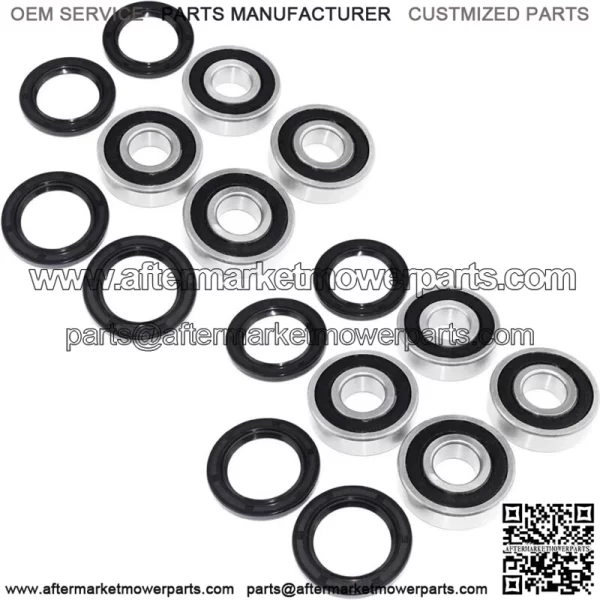 Yamaha Rhino 660 YXR660 Front & Rear Wheel Bearings Seals Kit and Gasket 04-007