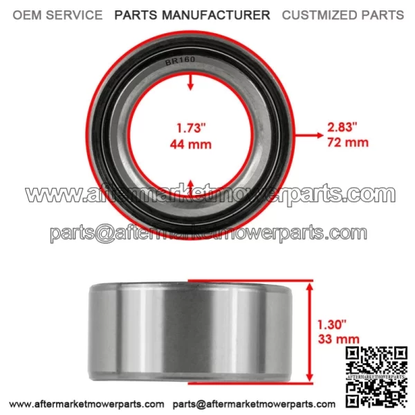 5136948 5136949 Front Knuckle Bearing For Polaris Ranger 800 4x4 2010-2014 - Image 2