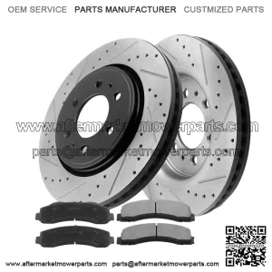 Front Brake Rotors Brake Pads for 10-20 Ford F150 Expedition Lincoln Navigator (For: Ford F-150)