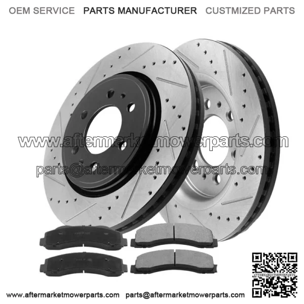 Front Brake Rotors Brake Pads for 10-20 Ford F150 Expedition Lincoln Navigator (For: Ford F-150)