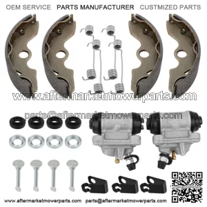 Front Brake Wheel Cylinder & Shoes Pins for Honda TRX300 2x4 FourTrax 300 93-00 For: Honda