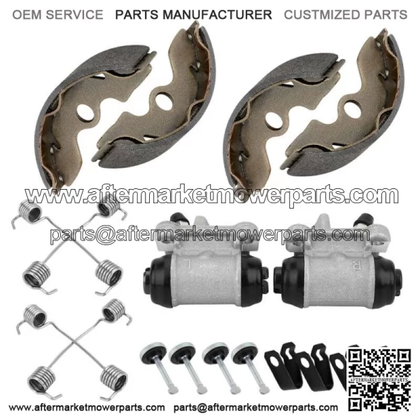 Front Brake Wheel Cylinder & Shoes Pins for Honda TRX300 2x4 FourTrax 300 93-00 For: Honda - Image 3