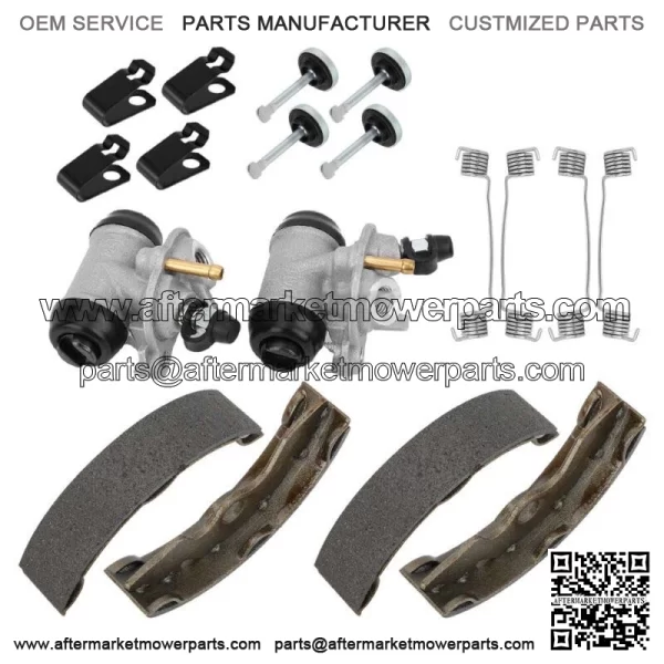 Front Brake Wheel Cylinder & Shoes Pins for Honda TRX300 2x4 FourTrax 300 93-00 For: Honda - Image 4