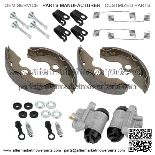 Front Brake Wheel Cylinder & Shoes Pins for Honda TRX300 2x4 FourTrax 300 93-00 For: Honda - Image 5