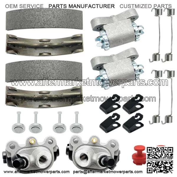 Front Brake Wheel Cylinder Shoes Adjusters Kit for Honda FourTrax 300 2x4 TRX300 For: Honda - Image 3