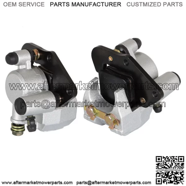 Front L/R Brake Calipers W/Pads For Kawasaki Prairie 360 KVF360 2003-2013 NEW