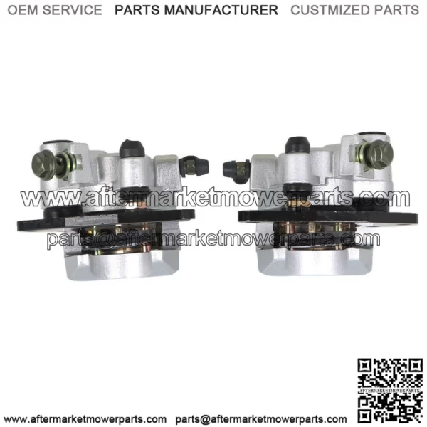 Front Brake Calipers +Brake Rotors For 2007-2012 Yamaha Grizzly 350 YFM350G NEW - Image 5