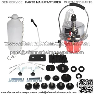 Portable Pneumatic Air Pressure Brake Kit & Clutch Bleeder Valve System Kit