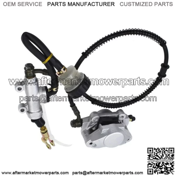 Hydraulic Rear Disc Brake Caliper System + Pads 150cc 250cc Quad Dirt Bike ATV