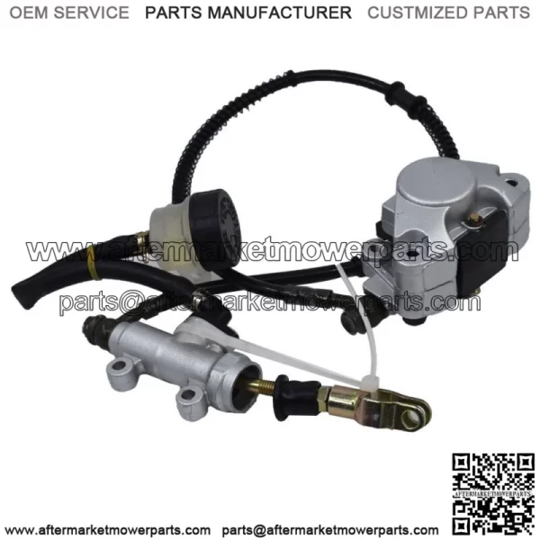 Hydraulic Rear Disc Brake Caliper System + Pads 150cc 250cc Quad Dirt Bike ATV - Image 2