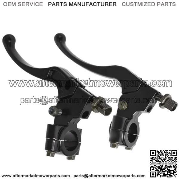 7/8" Handlebar Grip Throttle Cable Clutch Brake Lever For Honda Baja Doodlebug - Image 2