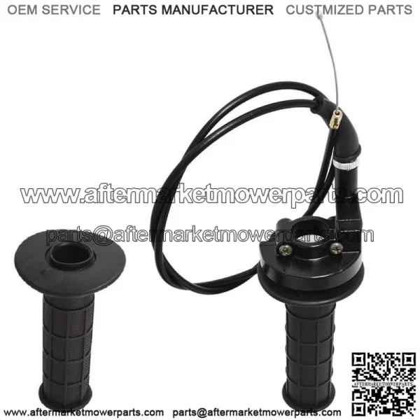 7/8" Handlebar Grip Throttle Cable Clutch Brake Lever For Honda Baja Doodlebug - Image 3