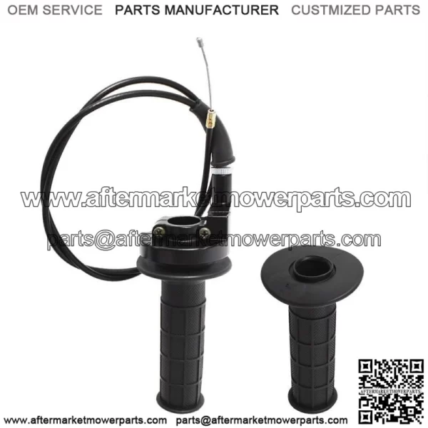 7/8" Handlebar Grip Throttle Cable Clutch Brake Lever For Honda Baja Doodlebug - Image 5