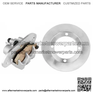 Rear Brake Caliper And Disc Rotor W/Pad For Yamaha Rhino 700 YXR700 4X4 2008-13(For: Yamaha Rhino 700)
