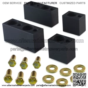 Front Driver Seat Spacer Lift Kit for Chevy Silverado + GMC Sierra Trucks 14-19 (For: More than one vehicle)