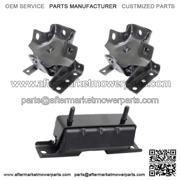 Motor & Trans Mount 3PCS Set for 99-07 Chevy Silverado 1500 4.8L/ 5.3L/ 6.0L 4WD (For: Chevrolet Silverado 1500)