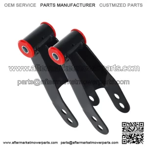 2" Rear Drop Shackles For 1988-2018 Chevy Silverado GMC Sierra 1500 Truck 410520 (For: More than one vehicle)