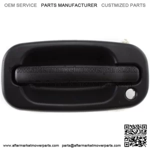Exterior Door Handle For 99-2006 Chevrolet Silverado 1500 Front LH Black Plastic (For: More than one vehicle)