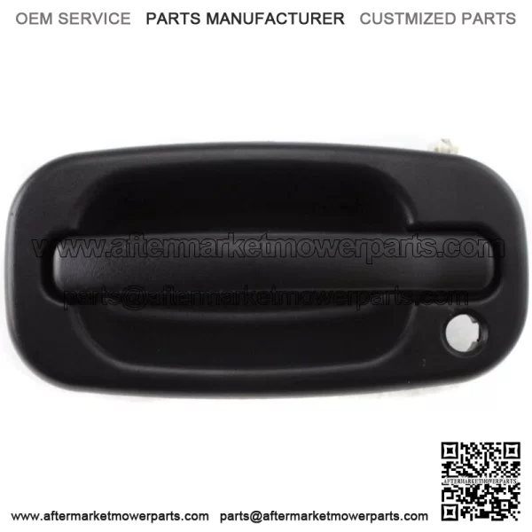 Exterior Door Handle For 99-2006 Chevrolet Silverado 1500 Front LH Black Plastic (For: More than one vehicle)