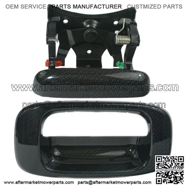 Tailgate Handle Bezel Carbon Fiber Look for 1999-2006 Chevy Silverado GMC Sierra (For: More than one vehicle)