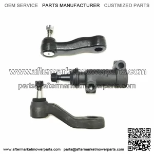 3Pc Idler Pitman Arm with 3 Grooves Bracket Pivot for H2 Avalanche Silverado (For: More than one vehicle)