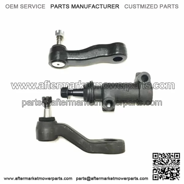 3Pc Idler Pitman Arm with 3 Grooves Bracket Pivot for H2 Avalanche Silverado (For: More than one vehicle)