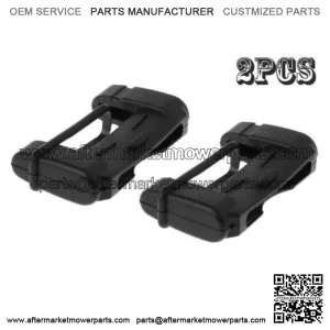 2Pcs Black Silicone Car Parts Seat Belt Buckle Clip Cover Accessories Universal (For: More than one vehicle)