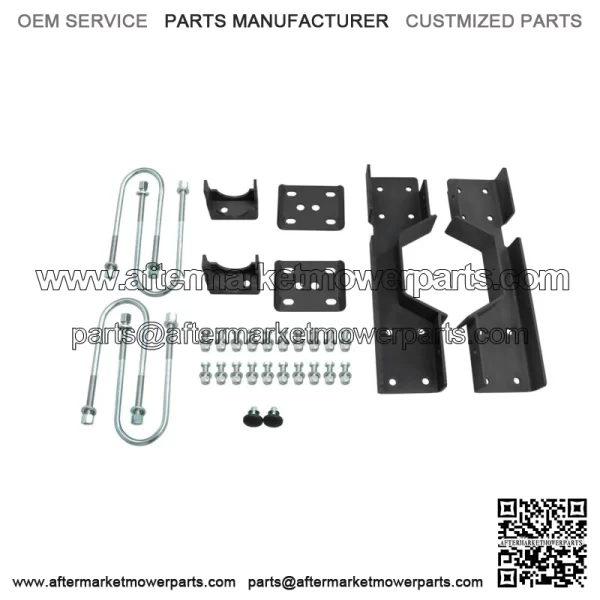 8" Drop Rear Lower Flip & C-Notch Kit For 1988-1998 Chevy Silverado C3500 Steel
