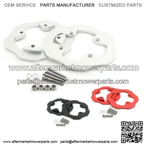 CNC Dual Sprocket Guard Chain Protectors For Honda TRX450ER TRX 450ER 2006-2014 For: Honda