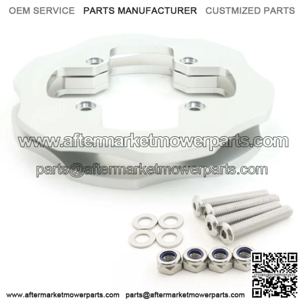 CNC Dual Sprocket Guard Chain Protectors For Honda TRX450ER TRX 450ER 2006-2014 For: Honda - Image 2